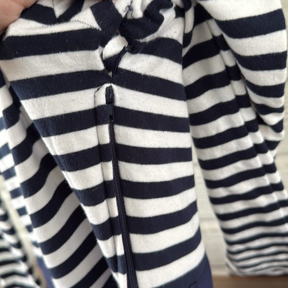 Modcloth Black and Blue Striped Long Sleeve Dress - Picture 5 of 11